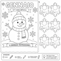 anteprima - Esercizi - Kit mesi dell'anno - impariamo i mesi con i compleanni - Pagina 1