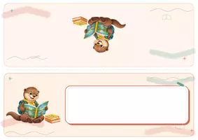 Vorschau - Präsentationen/Tafelbilder - Otterstarke Namensschilder Otter - Seite 2