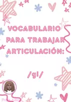 Vista previa - Refuerzo / NEE / Materiales de apoyo - Vocabulario para trabajar articulación - /gl/:Profe Julieva - Portada