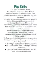 Vorschau - Arbeitsblätter - Tierzelle vs. Pflanzenzelle zum beschriften - Seite 3