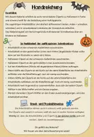 Vorschau - Arbeitsblätter - Halloween Gruselgeschichten - Schreibanlass (Klasse 1-4) #oktoberraschungbyextraklasse - Seite 1