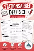 Vorschau - Arbeitsblätter - Stationsarbeit Deutsch – 10 Stationen zur Rechtschreibung - Deckblatt
