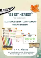 Vorschau - Stundenentwürfe - Es ist Herbst - Klassenmusizieren leicht gemacht Liedbegleitung - Deckblatt