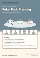 Vorschau - Arbeitsblätter - Fake, Fact, Framing – Englisch Oberstufe - Deckblatt
