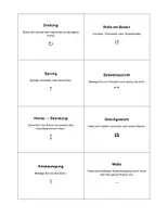 Vorschau - Aufgabenkarten - Bewegungsimpulse_Kärtchen_Gymnastik und Tanz - Seite 1