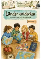 Vorschau - Arbeitsblätter - Sachunterricht Klasse 3 – Länder entdecken Lernwerkstatt Globus - Deckblatt