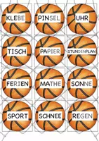 Vorschau - Spiele - Wortarten Spiel Basketball Nomen, Verben, Adjektive, Artikel (Kl. 2/3) - Seite 3