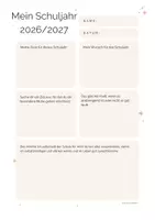 Vorschau - Arbeitsblätter - Erwartungen Schuljahr 2026/27 + Differenzierung - Deckblatt