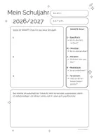 Vorschau - Arbeitsblätter - Erwartungen Schuljahr 2026/27 + Differenzierung - Seite 2