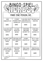 Vorschau - Arbeitsblätter - Bingo Spiele: Finde eine Person, die… Wachsendes Materialpaket - Seite 1