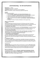 Vorschau - Stundenentwürfe - Die drei Wirtschaftssektoren – Sachtext, Präsentation & Merkeintrag - Seite 1