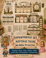 Προεπισκόπηση - Άλλος τύπος υλικού - Σετ Ρουτίνας Τάξης με Θέμα το Κάστρο | Ημερολόγιο, Καιρός, Παρουσίες, Γενέθλια & Διακόσμηση - Εξώφυλλο