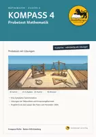 Vorschau - Test - KOMPASS 4 Probetest Mathematik — Generalprobe, 22 Aufgaben mit Lösungen | Klasse 4 BW - Deckblatt
