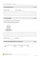 Vorschau - Test - KOMPASS 4 Probetest Mathematik — Generalprobe, 22 Aufgaben mit Lösungen | Klasse 4 BW - Seite 3