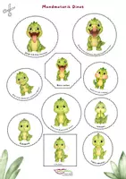 Vorschau - Bildkarten - Mundmotorikdinos - Deckblatt