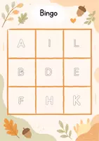 Vorschau - Spiele - Anlaut-Bingo-Herbst/ spielerisches Anlauttraining für die Grundschule - Seite 1