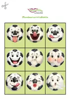 Vorschau - Bildkarten - Mundmotorik Fußbälle - Seite 1
