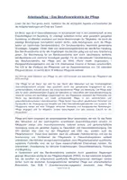 Vorschau - Arbeitsblätter - Das Berufverständnis der Pflege - Seite 1
