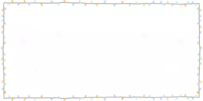 Vorschau - selbst erstellte Cliparts/Grafiken - Rahmen Lichterkette pastell und schwarz/weiß - Deckblatt