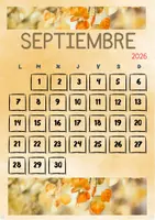 Vista previa - Decoración del aula - CALENDARIO PARA EL AULA, CURSO 2026/2027 - Portada