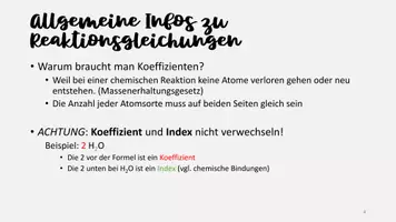 Vorschau - Präsentationen/Tafelbilder - Reaktionsgleichungen - Seite 3