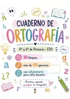 Vista previa - Hojas de trabajo - Cuaderno de ortografía para 5.º- 6.º de Primaria y ESO - Portada