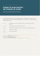 anteprima - Materiale di supporto/inclusione - Griglia di osservazione del metodo di studio | DSA e BES - Pagina di copertina
