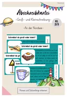 Vorschau - Arbeitsblätter - Materialpaket Abschreibkarteien: Groß- und Kleinschreibung üben - Seite 1