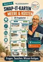 Vorschau - Spiele - 🃏 SwapIt-Kartenspiel: Meere und Küsten – 29 Fragekarten | Lernen mit Bewegung | GeWi Klasse 5–6 - Deckblatt