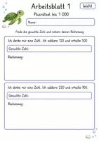 Vorschau - Arbeitsblätter - Rechenrätsel | Mathematik Klasse 4 | 10 Arbeitsblätter als PDF - Seite 1