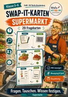 Vorschau - Spiele - Swap-it-Kartenspiel: Supermarkt – bewegtes Klassenspiel für GeWi 5/6 | Farbe & S/W | Duplex- und manueller Druck - Deckblatt