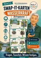 Vorschau - Spiele - 🃏 SwapIt-Kartenspiel: Wasserkraft – 29 Fragekarten | Lernen mit Bewegung | GeWi Klasse 5–6 - Deckblatt
