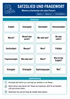 Vorschau - Arbeitsblätter - Satzglieder – 3 Lernspiele für Klasse 5–7 | Merkspiel, Legespiel & Klappkarten - Seite 1
