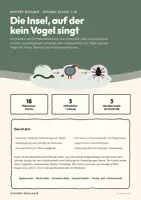 Vorschau - Arbeitsblätter - Mystery: Die Insel, auf der kein Vogel singt – Bio - Seite 1