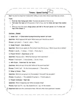 Vorschau - Arbeitsblätter - Tenses: Speed Dating Wiederholung der Zeitformen Englisch - Seite 2