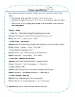 Vorschau - Arbeitsblätter - Tenses: Speed Dating Wiederholung der Zeitformen Englisch - Seite 3