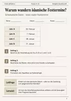 Vorschau - Arbeitsblätter - Islamischer Mondkalender – Arbeitsheft 9–10 - Deckblatt