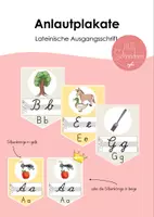 Vorschau - Poster - Merkplakat/Anlautplakat Schreibschrift - Deckblatt