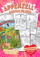 Vorschau - Arbeitsblätter - Appenzell Ausserrhoden Schweiz Kanton Ausmalbilder - Deckblatt