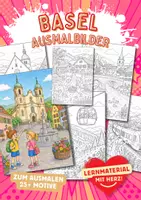 Vorschau - Arbeitsblätter - Basel Landschaft Schweiz Kanton Ausmalbilder - Deckblatt