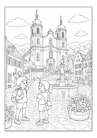 Vorschau - Arbeitsblätter - Basel Landschaft Schweiz Kanton Ausmalbilder - Seite 2