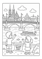 Vorschau - Arbeitsblätter - Basel Stadt Schweiz Kanton Ausmalbilder - Seite 3