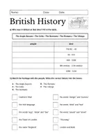 Vorschau - Arbeitsblätter - British History: Intercultural Learning (English) - Seite 1