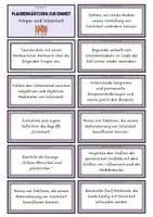 Vorschau - Aufgabenkarten - AES 9 - Plauderkärtchen "Körper und Schönheit" + Lösung - Seite 2