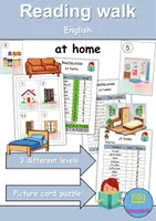 Vorschau - Arbeitsblätter - Materialpaket - At home / Living / Furniture & Rooms - zu Hause / wohnen / Möbel & Räume XXL ENGLISCH - Wortschatzpaket - Seite 1