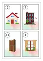 Vorschau - Arbeitsblätter - Materialpaket - At home / Living / Furniture & Rooms - zu Hause / wohnen / Möbel & Räume XXL ENGLISCH - Wortschatzpaket - Seite 2