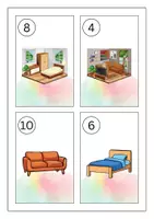 Vorschau - Spiele - Story Walk / Lesespaziergang - At home / Living / Furniture & Rooms - zu Hause / wohnen / Möbel & Räume - Englisch - Seite 3