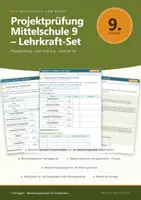Vorschau - Arbeitsblätter - Projektprüfung Mittelschule 9 - Lehrkraft-Set - Deckblatt