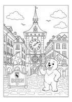 Vorschau - Mal- und Bastelvorlagen - Bern Schweiz Kanton Ausmalbilder - Seite 2