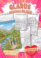 Vorschau - Arbeitsblätter - Glarus Schweiz Kanton Ausmalbilder - Deckblatt